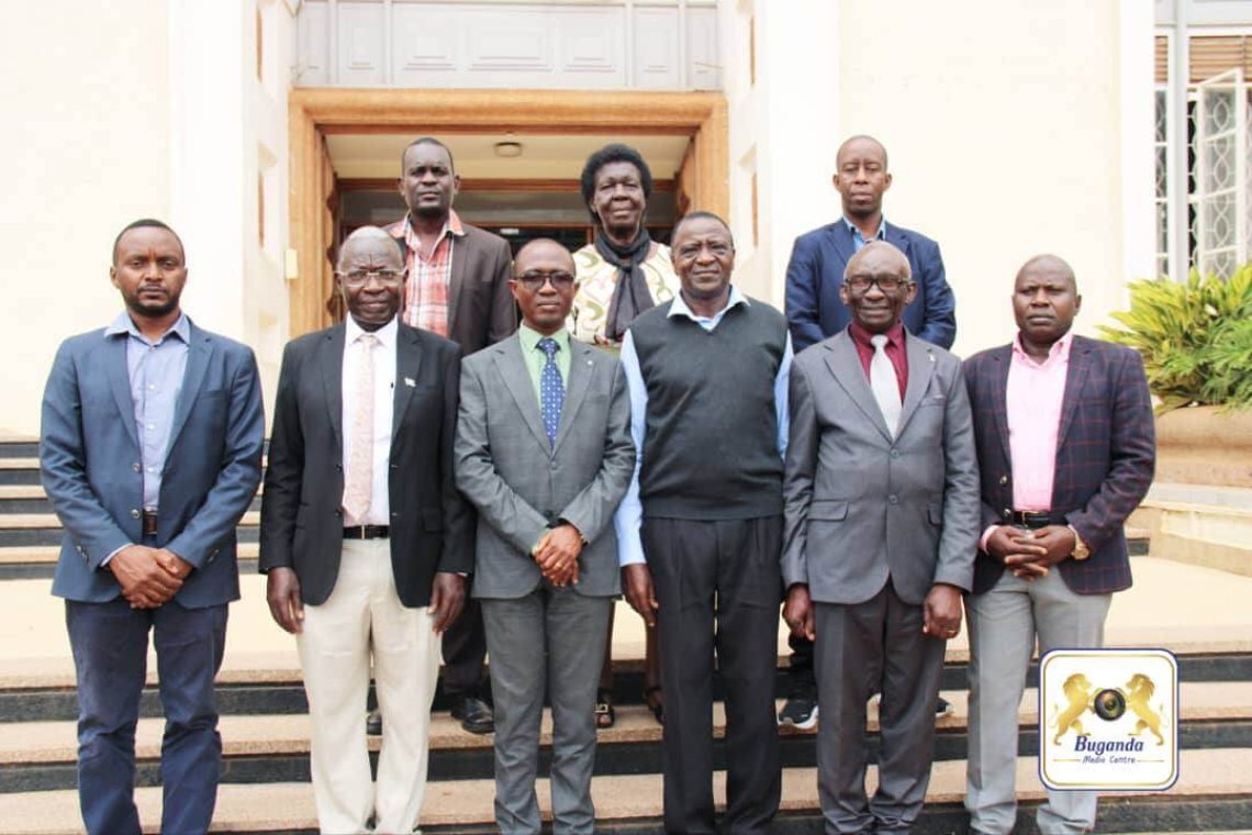 Minister Kawuki (third from left) with representatives from Busoga, Ankole, Rwenzori, Mbale, and Busia, alongside a delegate from Scandinavian countries Image